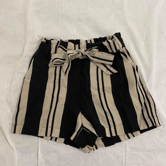 Dynamite Pants - Dynamite High Waisted Stripe Shorts